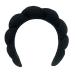 Yiwafu Spa Headband for Women  Sponge Headband for Washing Face  Makeup Headband  Skincare Headbands for Makeup Removal  Shower  Hair Accessories  Terry Cloth Headbands for Women(Black) One Size Black