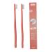 nano the toothbrush.2-pack |Nano toothbrush |Soft toothbrush |20 000 bristles |Ergonomic handle |Extra soft |Super soft |Sensitive |Gentle |Nano toothbrush from Germany |Coral Compact Coral