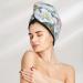 Quick-Dry Hair Towel Wrap - Turtle & Sea Life Design | Ultra-Absorbent Hair Drying Turban - Buy Online on GoSupps.com