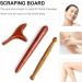 Premium Wood Massage Set | 3PC Gua Sha & Trigger Point Massage Tools for Neck Shoulders Hands & Feet - Buy Online on GoSupps.com