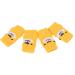 Puppy Elbow Soft and Elastic Dog Elbow Protector Cartoon Bear Pattern 4 Pcs Pet Joint Protection for Puppies (XL)