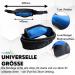 Health Rise 2 Set Tennis Elbow Brace - Black & Blue | Unisex Elbow Support for Tennis & Golfer's Elbow with German Instructions - Buy Online on GoSupps.com