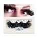 Boland 01640 - Self -adhesive eyelashes springs black 1 pair artificial eyelashes simple application eye premium theme party carnival
