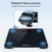 LOFTILLA Smart Scale for Body Weight and BMI - 400 lb Capacity Digital Bathroom Scale with Bluetooth App - Black - Buy Online on GoSupps.com