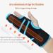 Buy Trigger Finger Splint & Wrist Brace - Adjustable Hand Splints for Straightening Fingers Left & Right Black & Blue - International Shipping - Buy Online on GoSupps.com