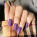 Buy Sethain Matt Oval False Nails Tips - Purple Medium Complete Cover (24 Pcs) | Press-On Fingernails for Women & Girls - International Shipping Available - Buy Online on GoSupps.com