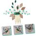 MAGICLULU Rhinestone Tuck Comb Bridal Hair Comb Leaf Hair Accessories Rhinestone Hair Accessories Leaf Hair Comb Hanfu Hair Accessories Chinese Hair Accessories Bridal Hair Accessories - Buy Online on GoSupps.com