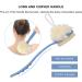 SetSail Shower Body Brush with Bristles and Loofah - Long Handle Back Scrubber for Men and Women - Exfoliating Shower Brush for Skin Massage - Buy Online on GoSupps.com