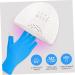 PLAFOPE 2 Pairs Nail Gloves Fingerless Gloves para U as Nails Shield Glove Nail Dryer Anti Glove Gel Nail Glove Hand Cover Glove Manicures Glove Sun Glove Tool Elastic Spandex - Buy Online on GoSupps.com