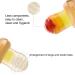 2 Pieces Baby Fruit Feeder Pacifier - Silicone Safe Fresh Food Toys for Infants | Anti-Leaking Teething Solutions - Buy Online on GoSupps.com