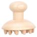 Partykindom 1stk massage comb made of wooden beards made of wood head massager made of wood stylist combs scratch massage from wood children