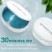Portable Retainer Case with Drying Vent Holes and Clip for Invisalign - White - Buy Online on GoSupps.com