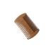 Quality Pearwood Beard Comb | Fine & Coarse Teeth | Anti Static