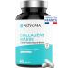 NOVOMA Marine Collagen + Hyaluronic Acid 1000 mg Pure Hydrolyzed Collagen Type 1 & 3 With Vitamin C Zinc and Biotin Skin Beauty Hair & Nails 90 Softgels