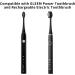 Gleem Electric Toothbrush Replacement Heads - Black Nylon Bristle W Shape Design - 10 Pack - Buy Online on GoSupps.com