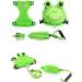 Purime Multifunctional Small Dog Harness Set with Leash & Backpack Perfect for Hiking Camping & Outdoor Adventures - Green - Buy Online on GoSupps.com