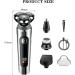 Neyared 4 in 1 Electric Razors for Men Cordless Rechargeable Mens Shavers Waterproof Wet/Dry with Led Display - Buy Online on GoSupps.com