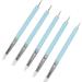 2 Set Dual Tipped Nail Art Dotting Pen Silicone Head Nail Art Sculpture Polish Carving Pen - Buy Online on GoSupps.com