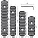 Pecawen Polymer Picatinny Rail Section - 5, 7, 9, 11 Slot Ultralight Rail - Buy Online on GoSupps.com