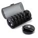 Weekly Pill Organizer 2 Times a Day Travel Pill Box 7 Day AM PM Twice a Day Pill Case Portable Daily Vitamin Organizers for Medication Vitamins Fish Oil Supplements (Black)