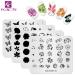 KADS Nail Art Stamp Plate Overprint Butterfly Flower Leaves Series Nail stamping plate Template Image Plate Nail Art DIY Decoration Tool T5