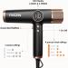 Faszin Lightweight Hair Dryer with High Speed Motor | Fast Drying Ionic Hairdryer for Women & Men | Low Noise, 3 Magnetic Nozzles | Black 29.50 24.50 8.80 cm - Buy Online on GoSupps.com