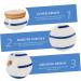 HOMSFOU 5pcs Kitchen Sauce Bottle Glass Ceramic Olive Oil Dispenser Oil Pot Can Containers with Lids Salad Oil Salad Dressing Container Seasoning Holder Condiment White Small Tools 13X7.5X4.3CMx5pcs Whitex5pcs - Buy Online on GoSupps.com