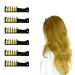 MPEEJ Temporary Hair Chalk for Girls Hair Chalk Combs Washable Hair Chalk 6 Colors Kids Chalk for Age 4 5 6 7 8 9 10 Gifts for Girls on Birthday Cosplay Christmas Parties (Gold)