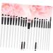FOYTOKI 20pcs Eye Makeup Eyeliner Eyeshadow Brush Kit Portable Makeup Brush Kit Para Pesta as Eyelash Kits 15.50X1.50X1.50CM As Shown - Buy Online on GoSupps.com