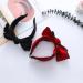 SARTS Double Layered Bow Knot Headband - Red Black Hair Accessories for Women and Girls - Buy Online on GoSupps.com