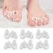 Silicone Hammertoe Corrector 3 Pairs - Medical Grade Soft Toe Crest Pad with Separator Loops - Maintain Straight Toes - Support for Foot Odor - One Size Fits Most - Buy Online on GoSupps.com