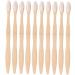 FRCOLOR 20 Pcs Bamboo Toothbrush Set | Eco-Friendly Vegan Reusable Wooden Manual Toothbrushes | Sustainable Bamboo Fiber Toothbrushes - Buy Online on GoSupps.com
