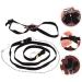 FOMIYES Turtle Leash Turtle Toys for Aquatic Turtles Turtle Harness Strap Small Pets Training Animals Harness Strap Live Turtle Tortoise Chest Collar Rope Leather Accessories Outdoor 120X0.8X0.2cm Black - Buy Online on GoSupps.com