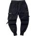 Aelfric Eden Men's Black Joggers Pants with Multi-Pockets - Size Medium - Buy Online on GoSupps.com