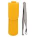 Nasal hair trim tweezers stainless steel friendly round lace easy to cut nasal hair tweezers for noses chops eyebrows body