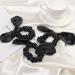 DelTeck 100% Real 25 Momme Silk Hair Scrunchies - Premium Black Silk Scrunchies for Hair Protection and Styling - Set of 3 - Buy Online on GoSupps.com