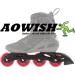 AOWISH 80mm Inline Skate Wheels 4-Pack - Outdoor Asphalt Formula 85A Replacement Wheels with ABEC-9 Bearings and Spacers (Red) - Buy Online on GoSupps.com