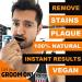 Activated Charcoal & Coconut Shell Teeth Whitening Powder 50g + Free Bamboo Toothbrush - Buy Online on GoSupps.com