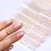 10 Rolls Small Daisy Nail Art Foil Transfer Stickers - Holographic Floral Designs for DIY Manicure - Buy Online on GoSupps.com