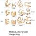 24 Pcs Gold Hair Braids Dreadlock Non-Piercing Ear Clip Beard Beads Cuffs for Women Men - Hair Accessories & Styling Jewelry Tools - Buy Online on GoSupps.com