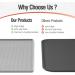 Buy Conlun Non-Slip Dog Feed Mat - 100% Waterproof Pet Mat for Cats & Dogs | 60x40cm Dishwasher-Proof Leak-Resistant Design - Shop Now! - Buy Online on GoSupps.com
