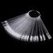 100 PCS Clear Fake Nail Swatches Display Sticks - Nail Art Tips Color Sticks for Gel Polish Practice - Buy Online on GoSupps.com