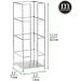 mDesign Chrome Toilet Paper Reserve Stand - 3-Jumbo Roll Storage Canister for Bathroom - Free-Standing Holder for Under Sink, Vanity, Cabinet - Citi Collection - Buy Online on GoSupps.com