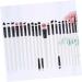 WOONEKY 20pcs Portable Eye Makeup Spoolie Brush for Eyelashes Eyeliner Eyeshadow Brush Kit Eyelash Kits 15.50X1.50X1.50CM As Shown - Buy Online on GoSupps.com