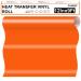 CAREGY Iron on Vinyl Heat Transfer Vinyl Roll HTV (12''x9' Orange)