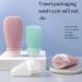Roseflower 4-Piece Silicone Travel Bottles | Leak-Proof BPA-Free TSA Approved | Portable Shampoo Lotion Shower Gel Containers | International Shipping - Buy Online on GoSupps.com