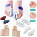 9 PCS Gel Toe Separators & Straighteners for Bunions, Hammer Toes & Foot Pain Relief - Buy Online on GoSupps.com