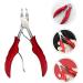 HAPINARY Nail Trimmer 1pc Nail Clippers Nail Salon Nail Art Tool Skin Pliers Needle Nose Pliers Nail Care Kit Pedicure Tools Toe Clippers for Seniors Stainless Steel Red Nail File Manicure - Buy Online on GoSupps.com