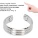 Magnetic Rings for Men & Women - Elegant Adjustable Jewelry for Fatigue Relief & Joint Pain - Silver Accessories - Buy Online on GoSupps.com
