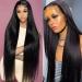 UNICE 26 Inch 10A Brazilian Virgin Human Hair HD Lace Front Wig for Black Women - Bleached Knots, Pre Plucked, 150% Density - Buy Online on GoSupps.com